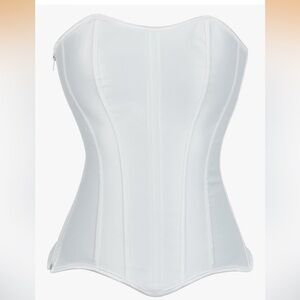 Elegant White Corset Top